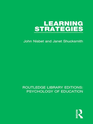 cover image of Learning Strategies